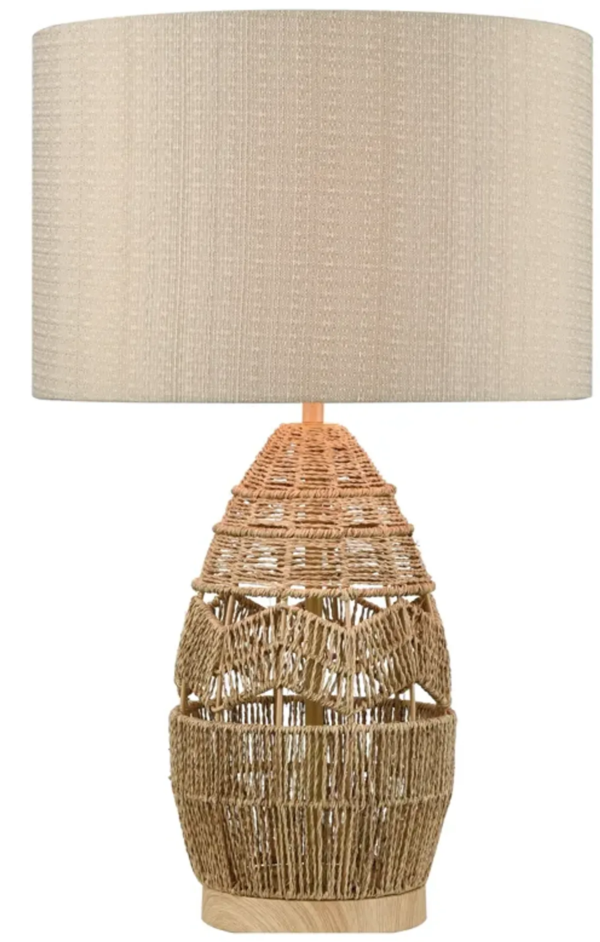 Husk 25'' High 1-Light Table Lamp - Natural - Includes LED Bulb