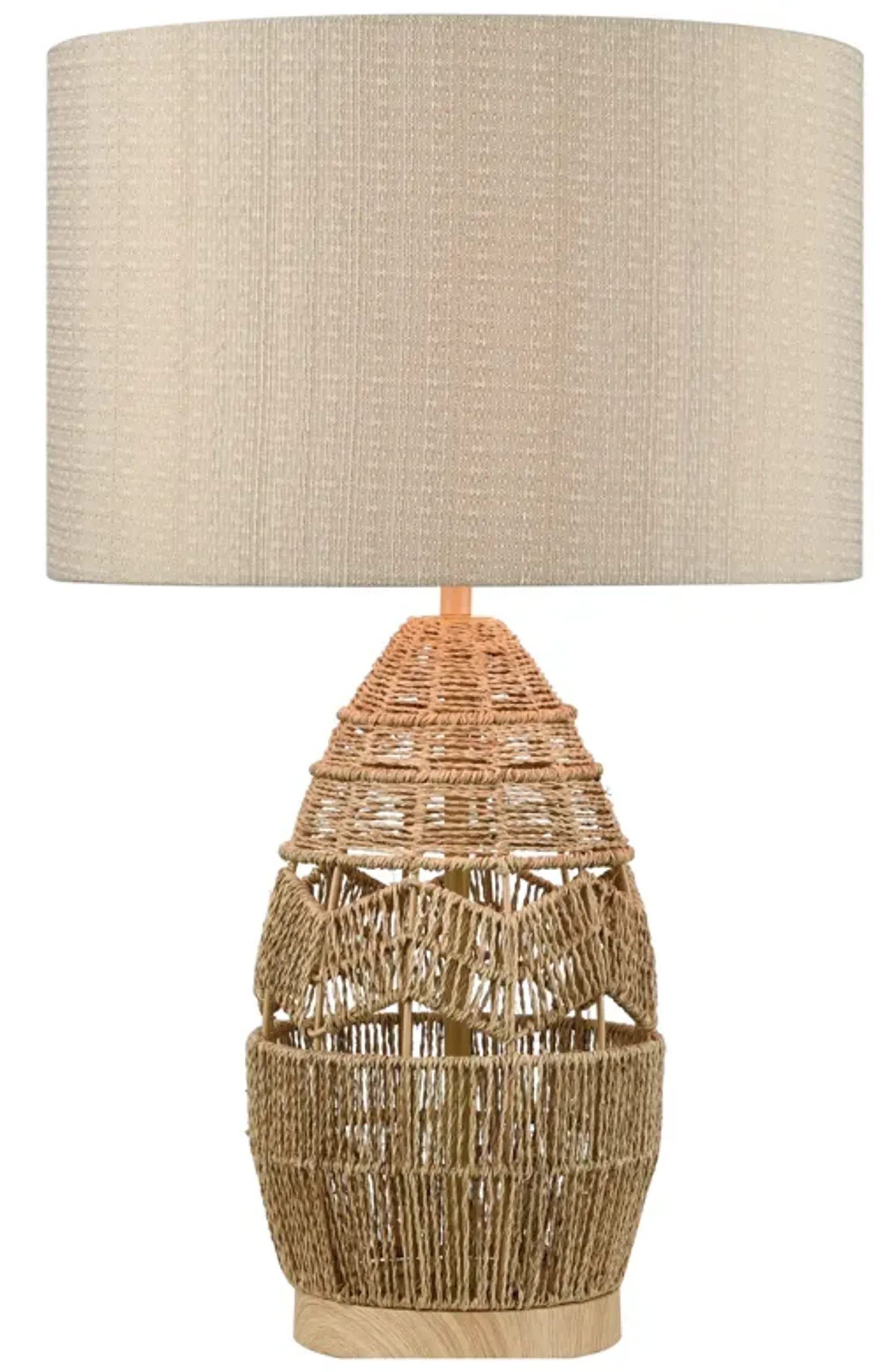 Husk 25'' High 1-Light Table Lamp - Natural - Includes LED Bulb