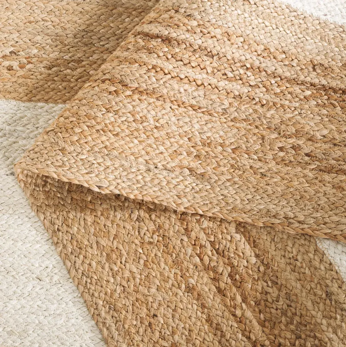 NATURAL FIBER Hand Woven 3' x 5' area rug