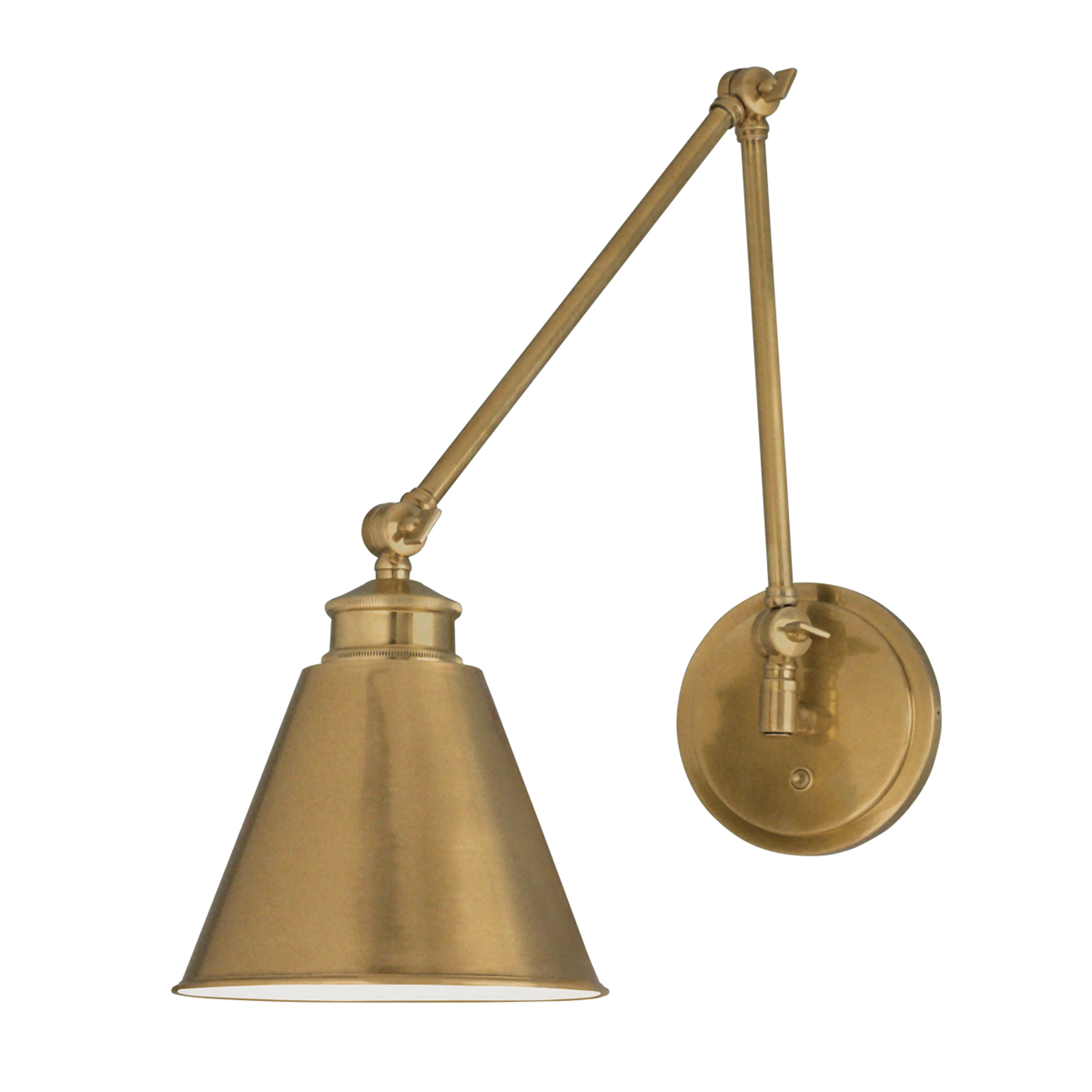 Aidan Moveable Sconce - Aged Brass