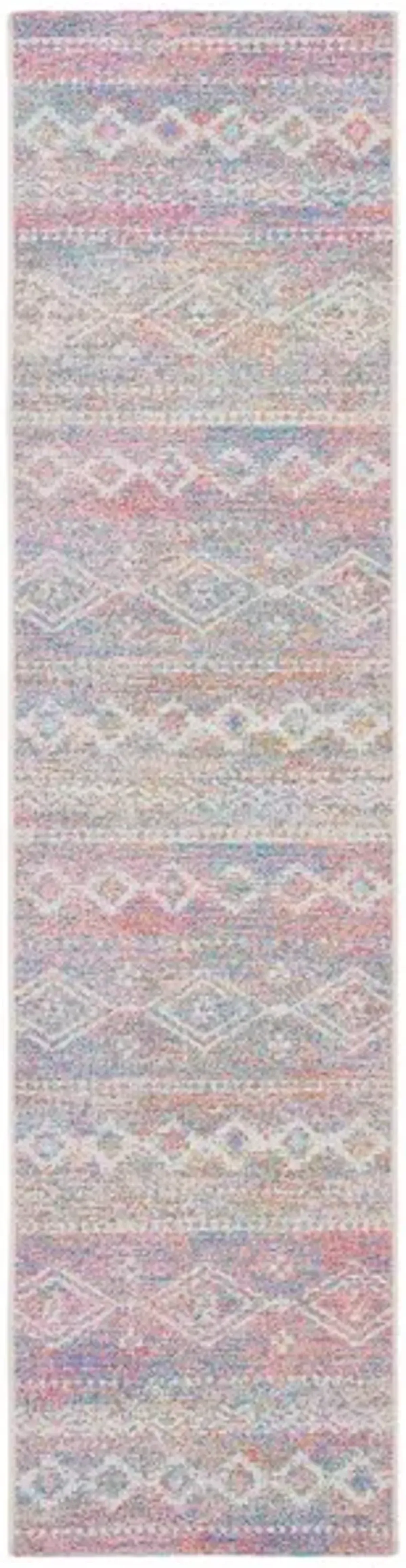 SUMMER 498 Pink  2' X 8' Runner Rug