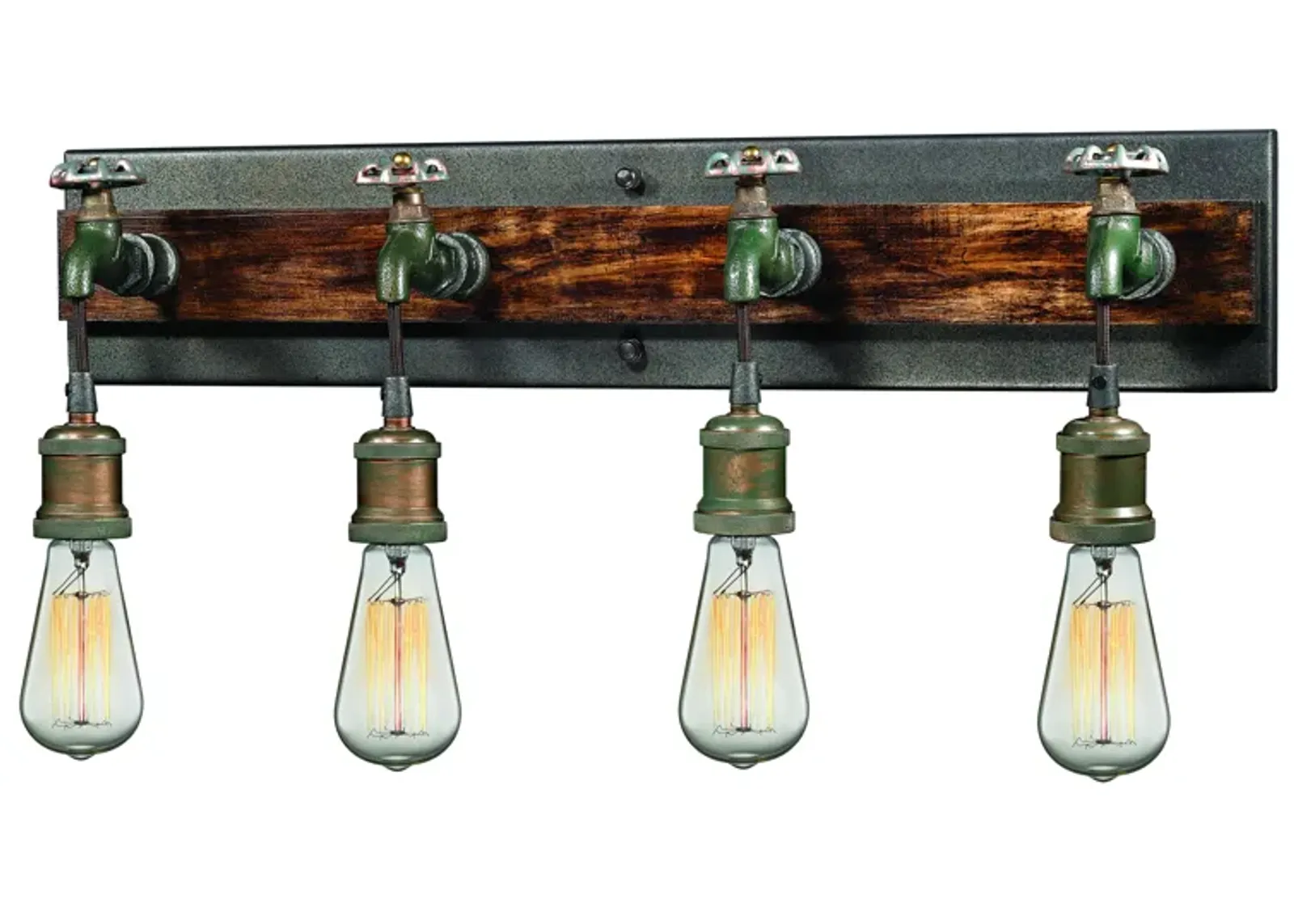 Jonas 26" Wide 4-Light Vanity Light - Multi Tone Weathered