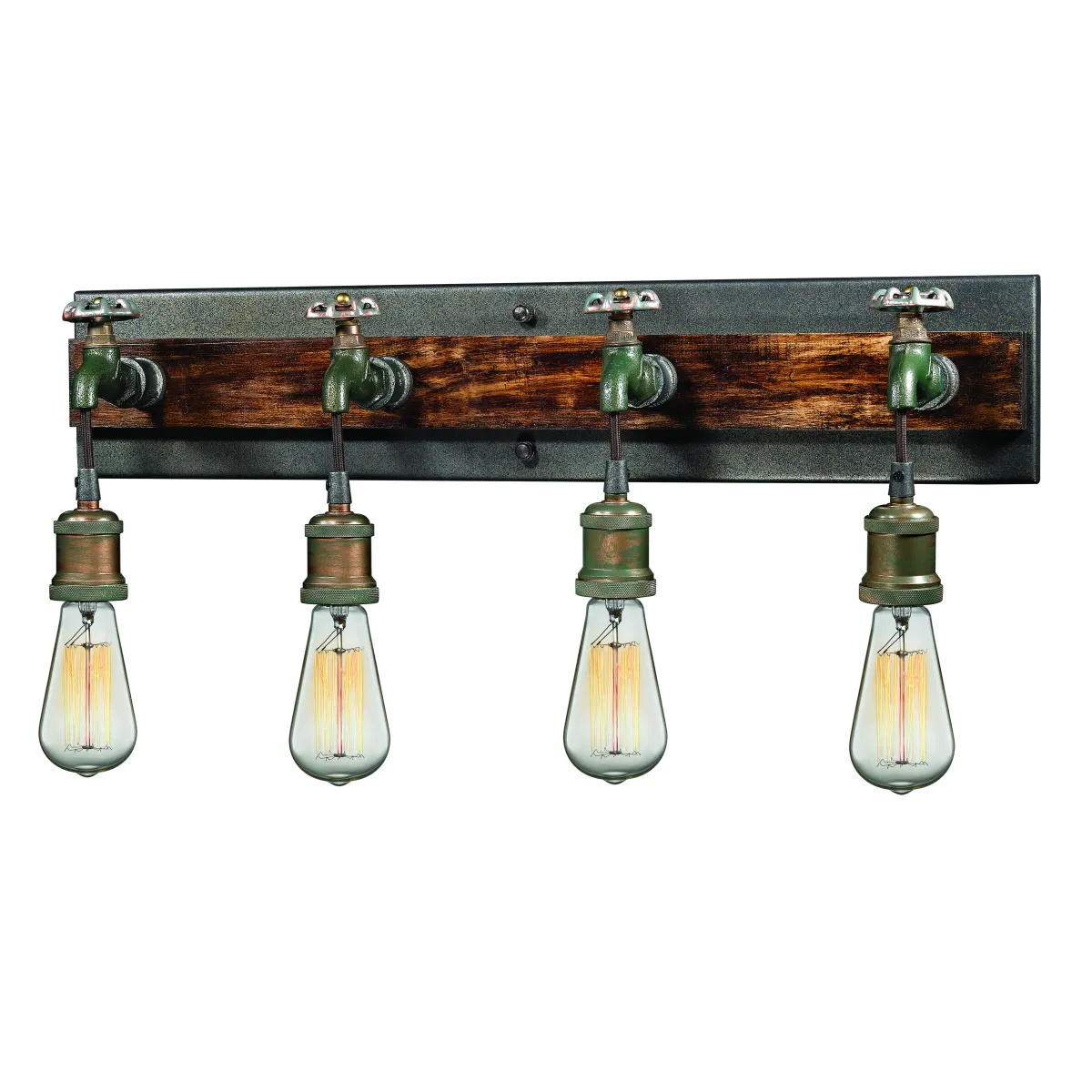 Jonas 26" Wide 4-Light Vanity Light - Multi Tone Weathered