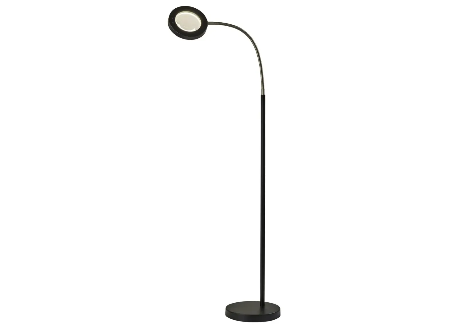 Holmes LED Magnifier Floor Lamp w/Smart Switch