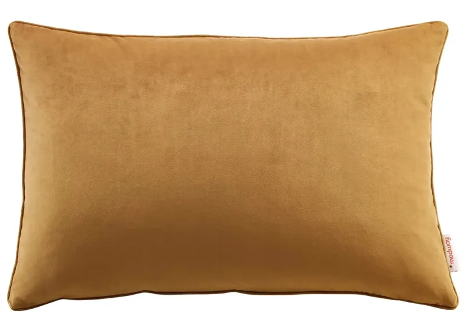 Enhance 24" Lumbar Performance Velvet Throw Pillow