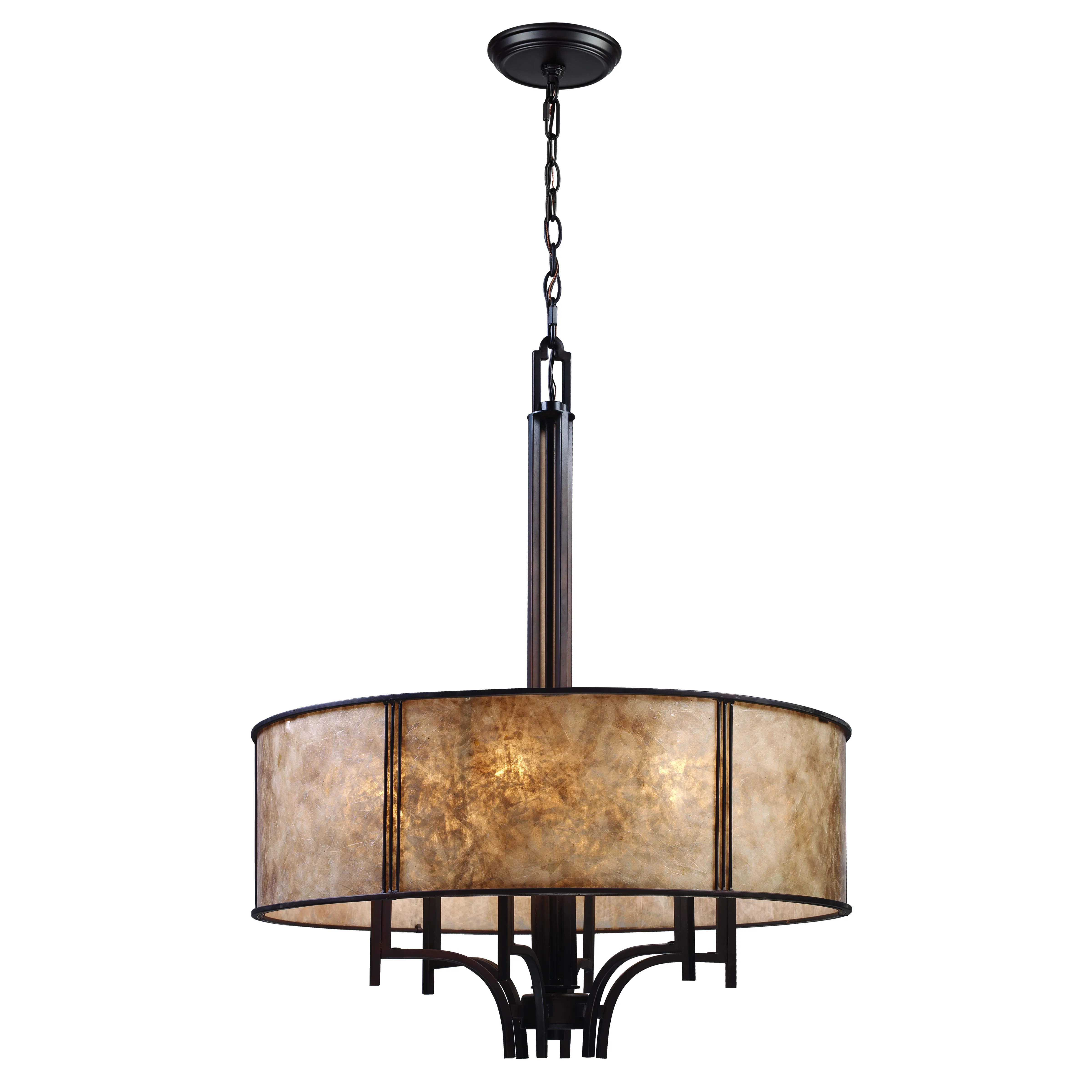 Barringer 24" Wide 6-Light Chandelier - Aged Bronze