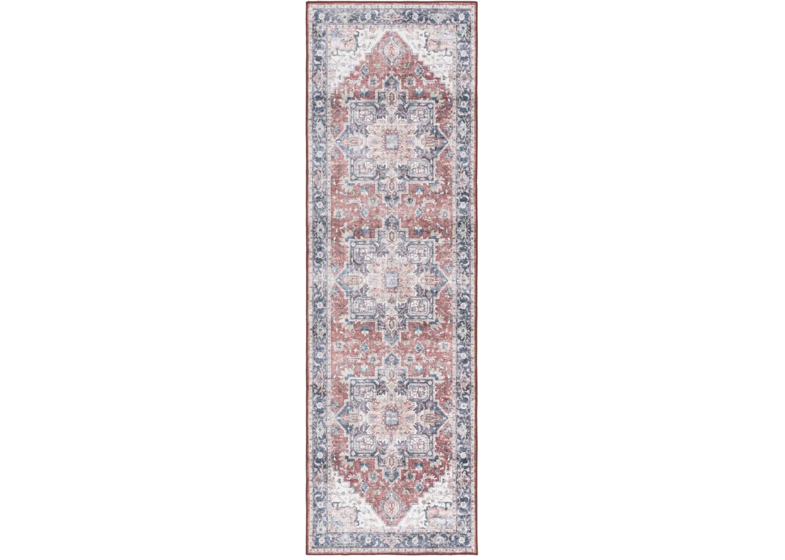 ARIZONA 523 BROWN  2'-6' x 8' Runner Rug