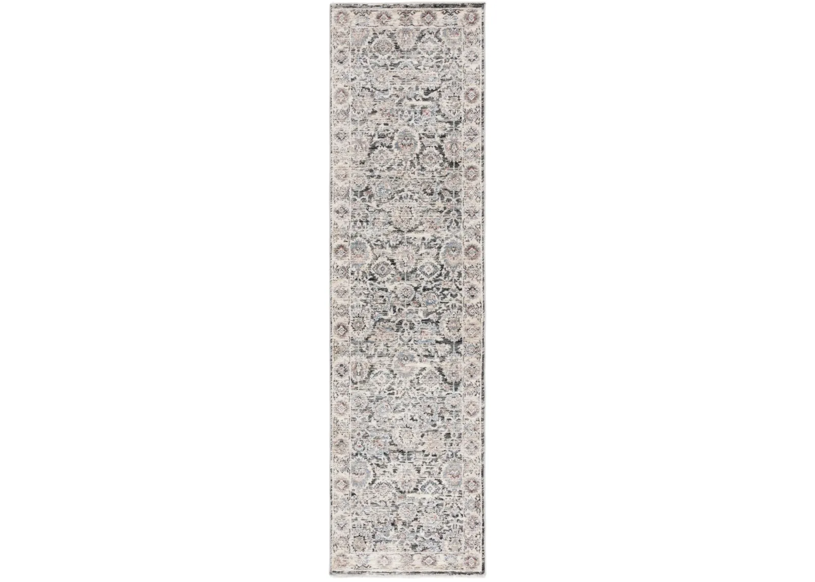 ARTIFACT 558 CHARCOAL  2'-2' x 8' Runner Rug