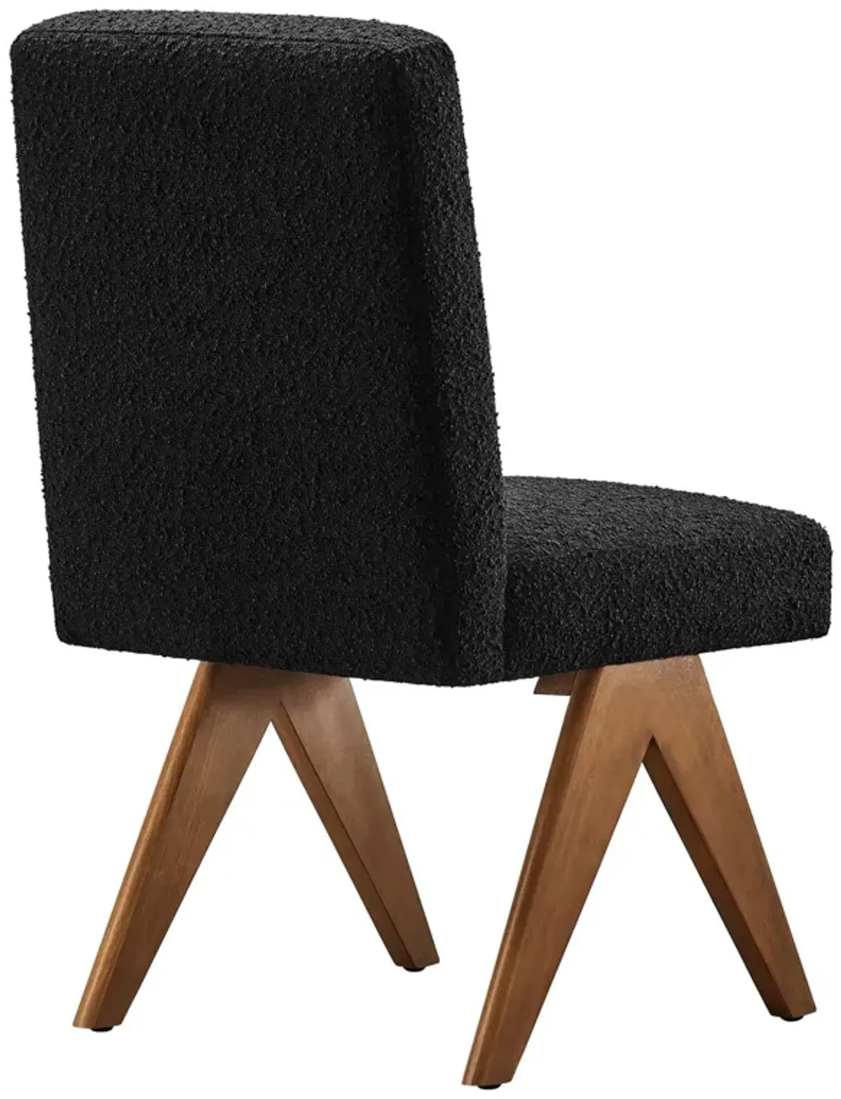 Lyra Boucle Fabric Dining Room Side Chair - Set of 2