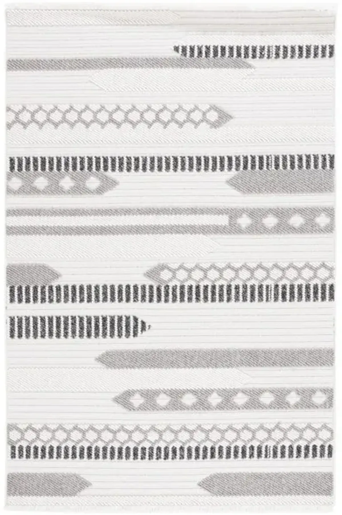 LOTUS 107 Grey 5'-3' X 7'-6' Medium Rectangle Rug