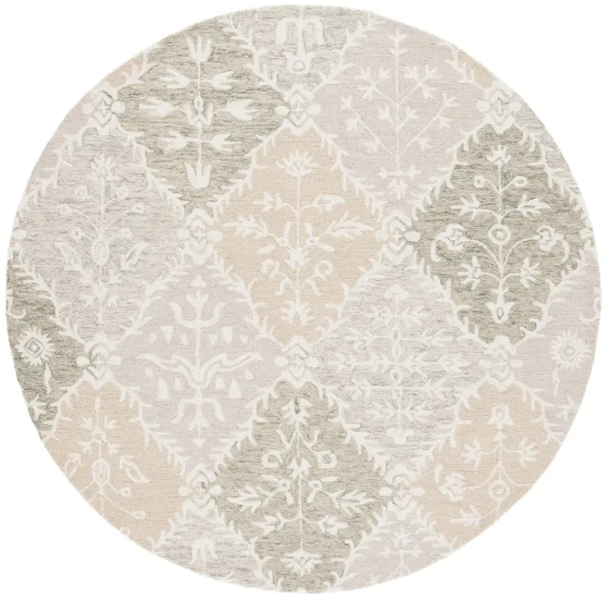 EBONY Hand Tufted 6' x 6' Round area rug