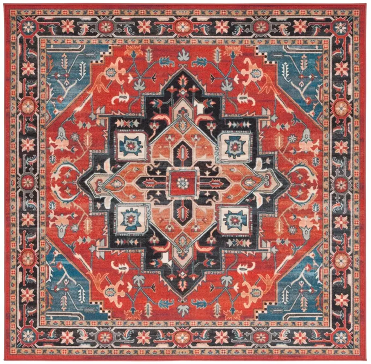 JOURNEY 102 RUST  6'-7' x 6'-7' Square Square Rug