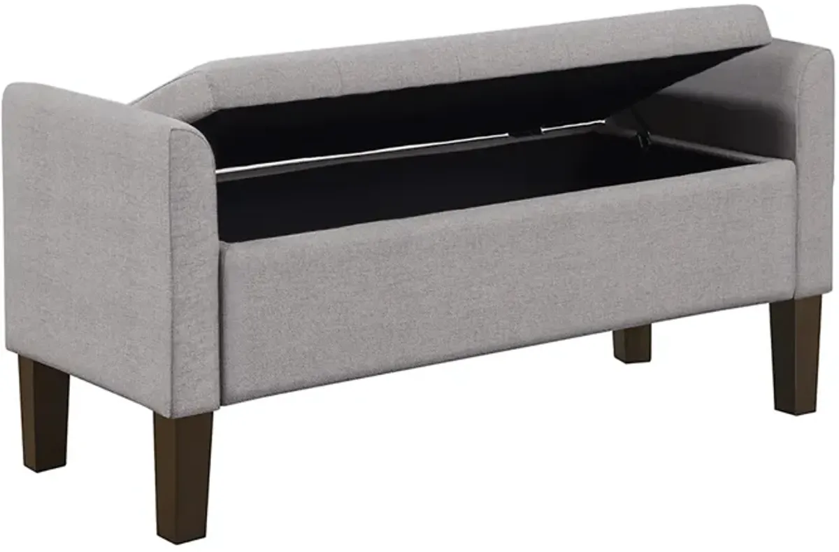 Flip-top Upholstered Storage Bench