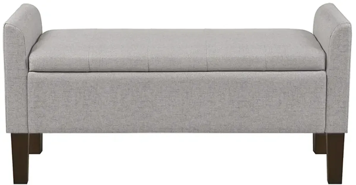 Flip-top Upholstered Storage Bench