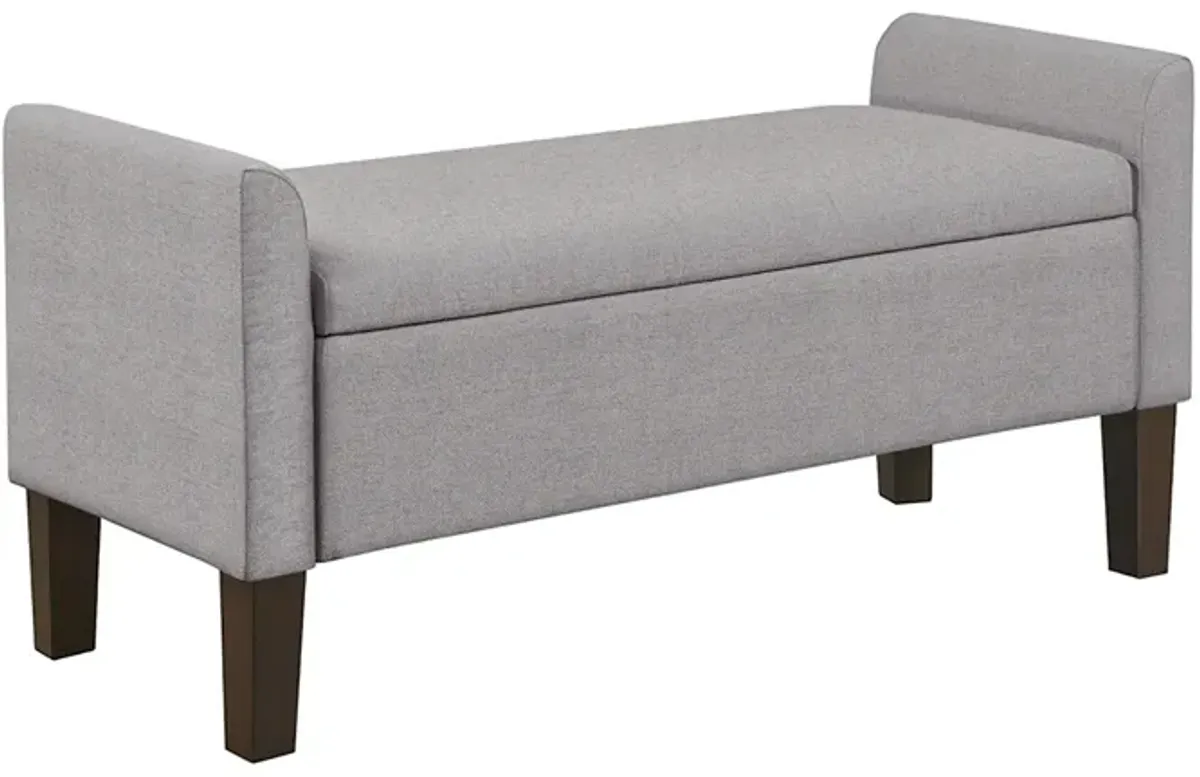 Flip-top Upholstered Storage Bench