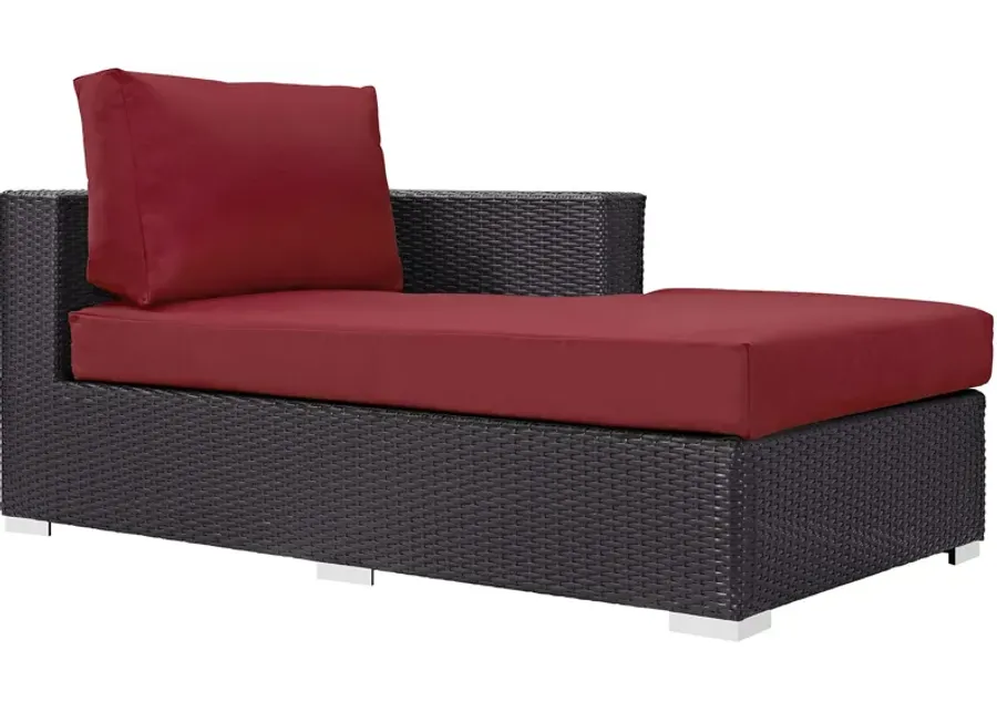 Convene Outdoor Patio Fabric Right Arm Chaise