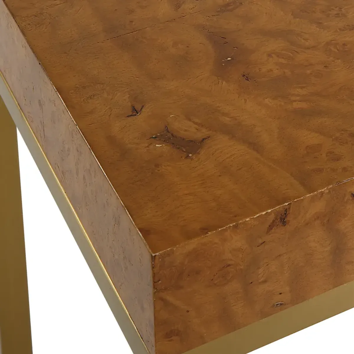 Burl-esque Wooden Nesting Tables, S/2