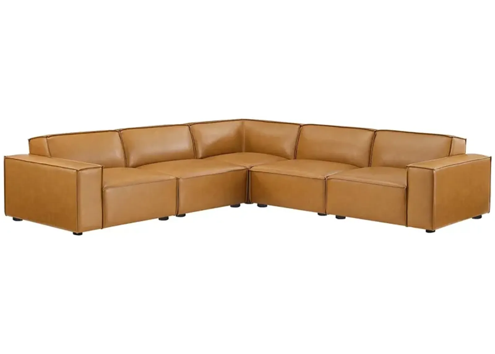 Restore 5-Piece Vegan Leather Sectional Sofa