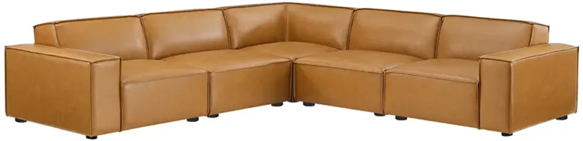 Restore 5-Piece Vegan Leather Sectional Sofa