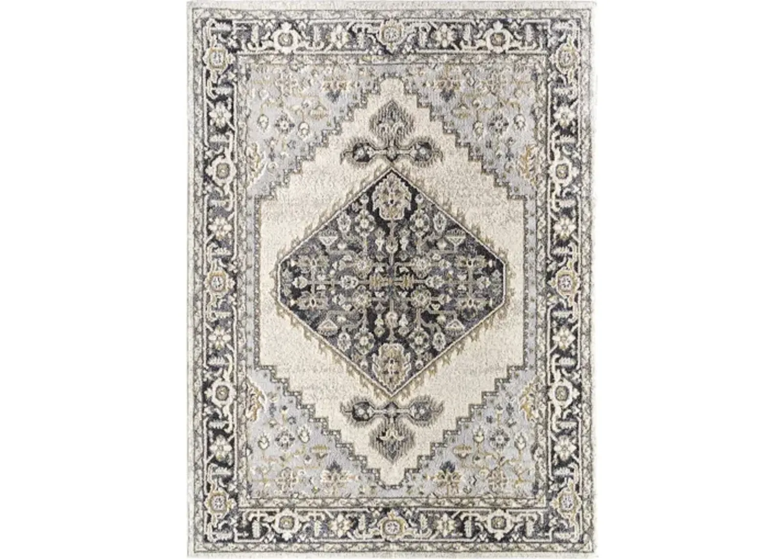 Zidane ZDN-2300 5'3" x 7' Machine Woven Rug