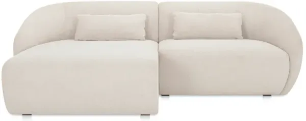 Amelia Nook Modular Left Sectional Warm White