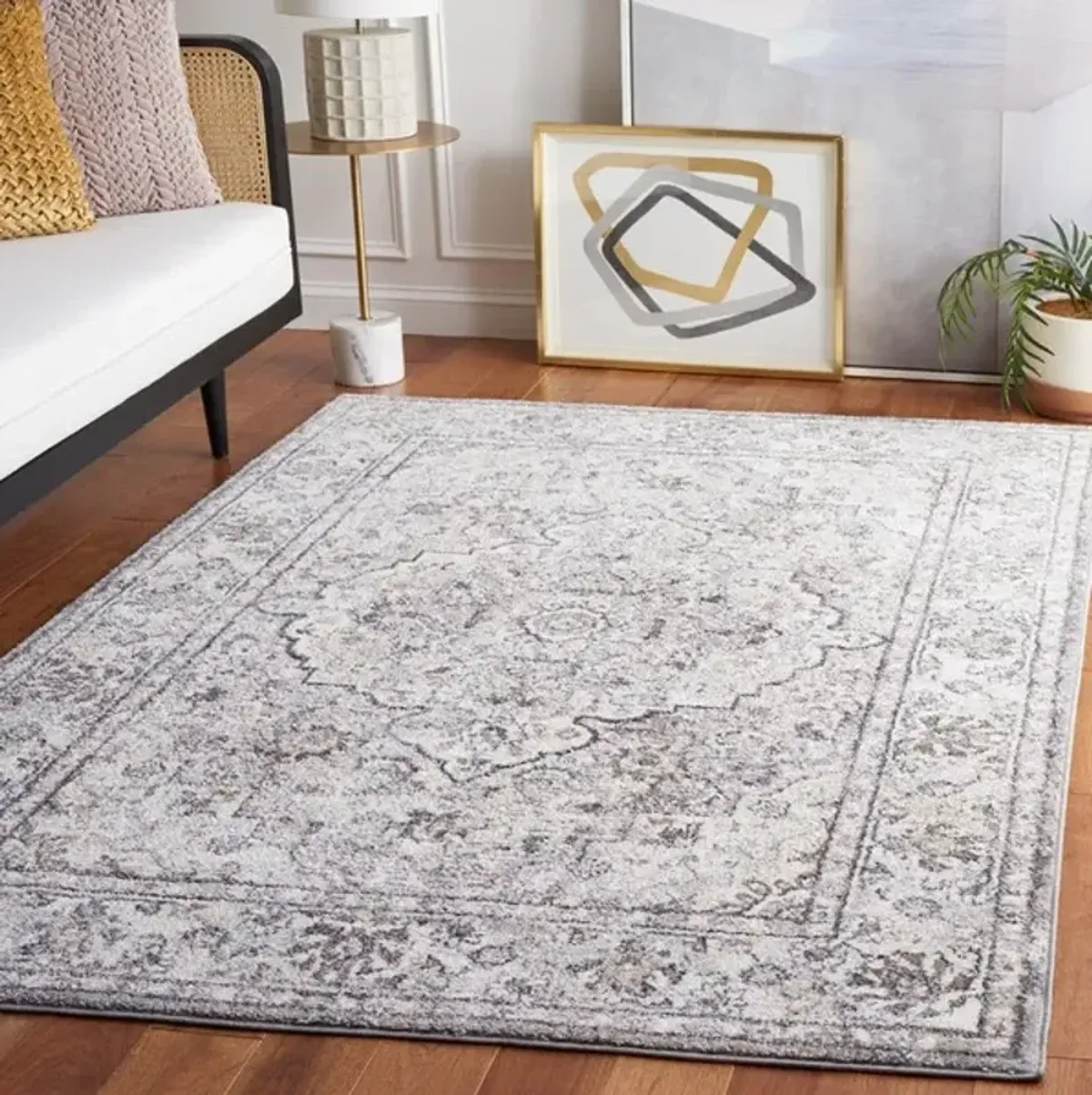 OPAL 464 Grey 9' X 12' Large Rectangle Rug