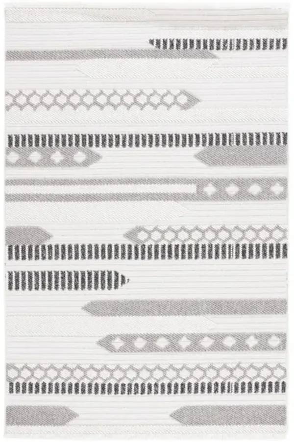 LOTUS 107 Grey 5'-3' X 7'-6' Medium Rectangle Rug