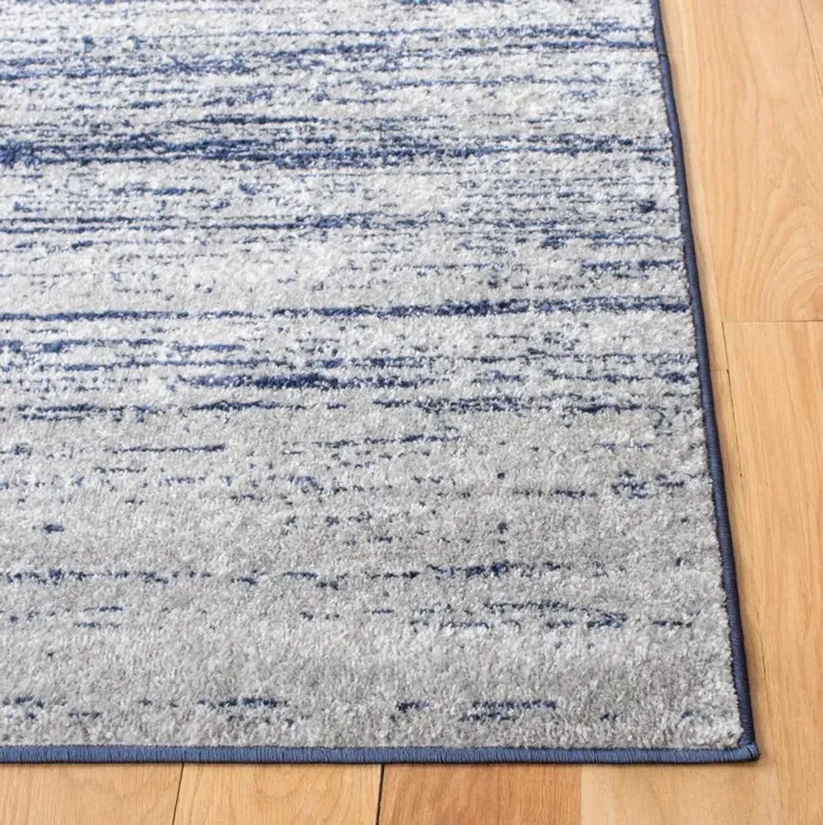 ADIRONDACK 113 NAVY  2'-6' x 22' Runner Rug