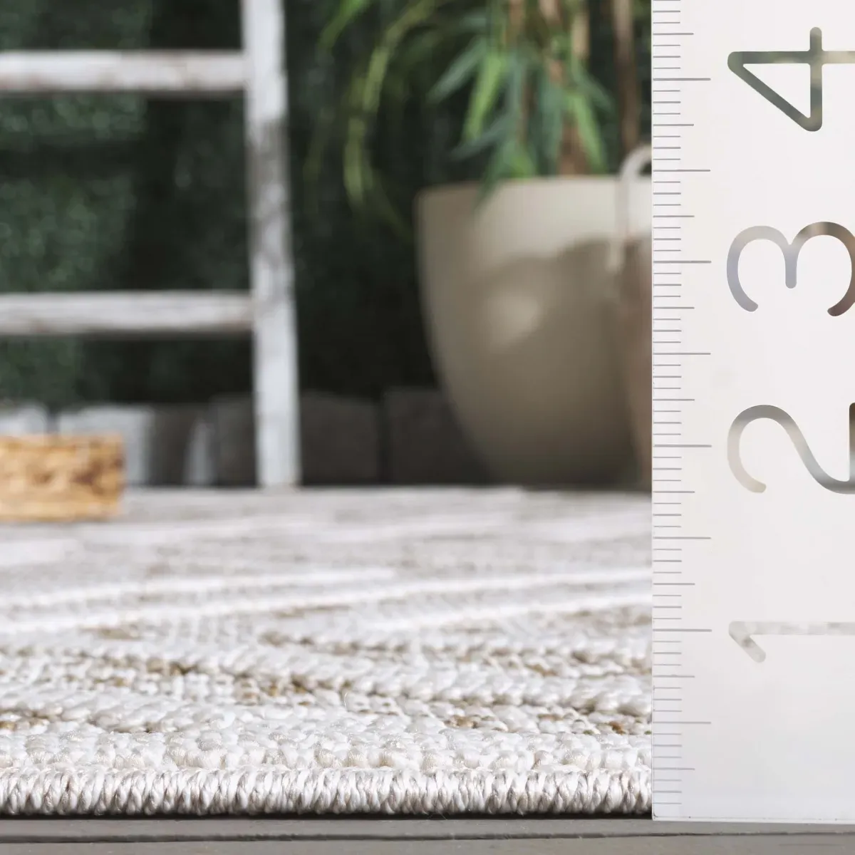 MSRO218 GLOBAL LIGHT BEIGE  6'-7' x 6'-7' Square Square Rug