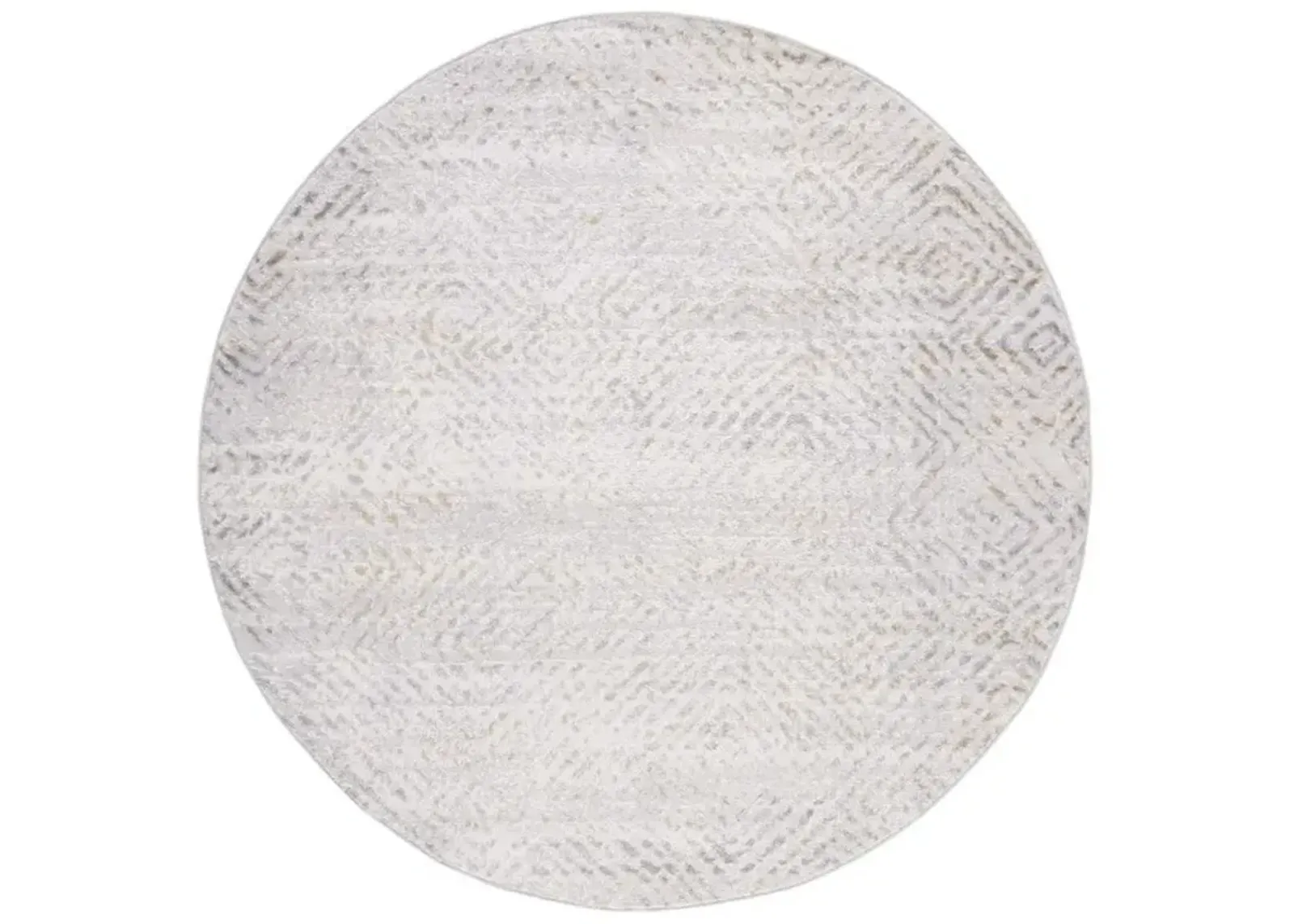 PALMA 330 Grey 6'-7' X 6'-7' Round Round Rug