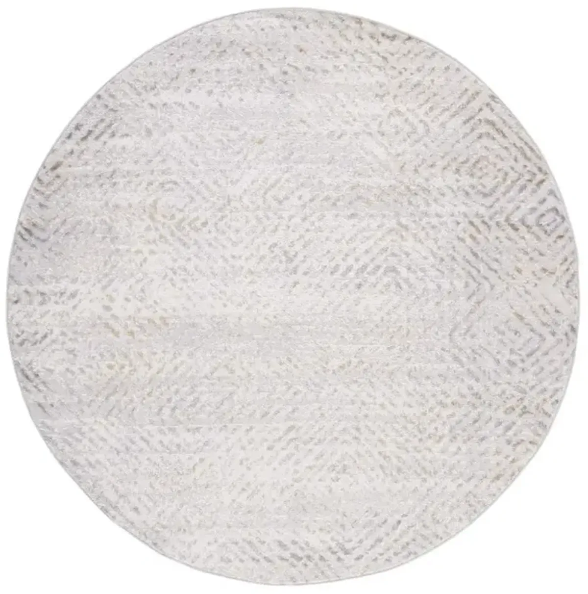 PALMA 330 Grey 6'-7' X 6'-7' Round Round Rug