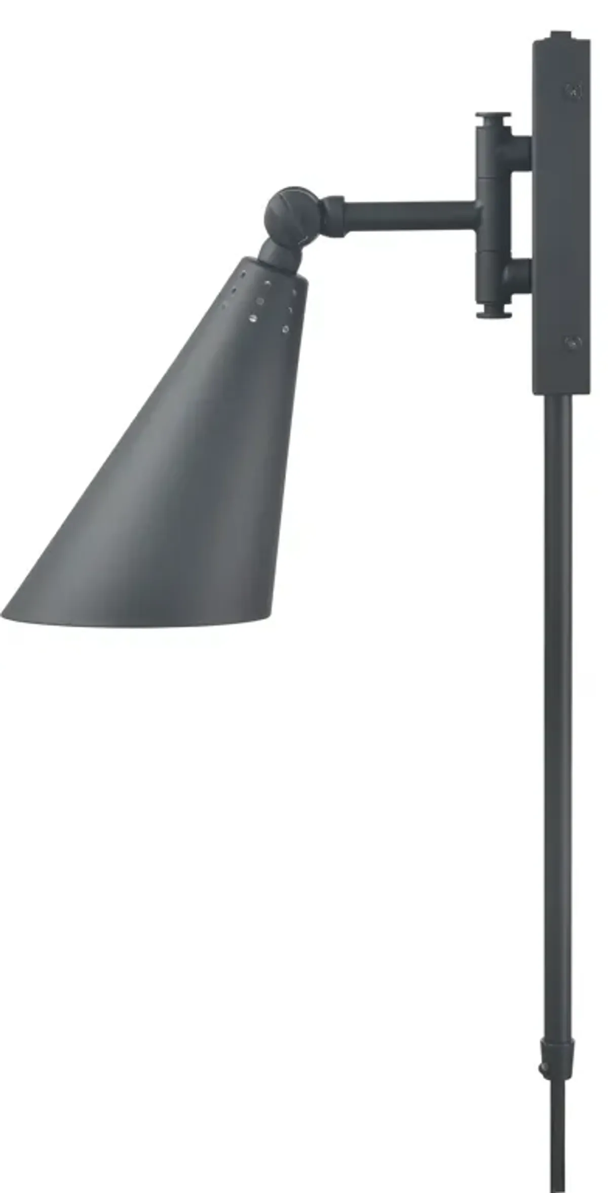 Whitmire 10.25'' High 1-Light Plug-In/Hardwire Sconce - Matte Black