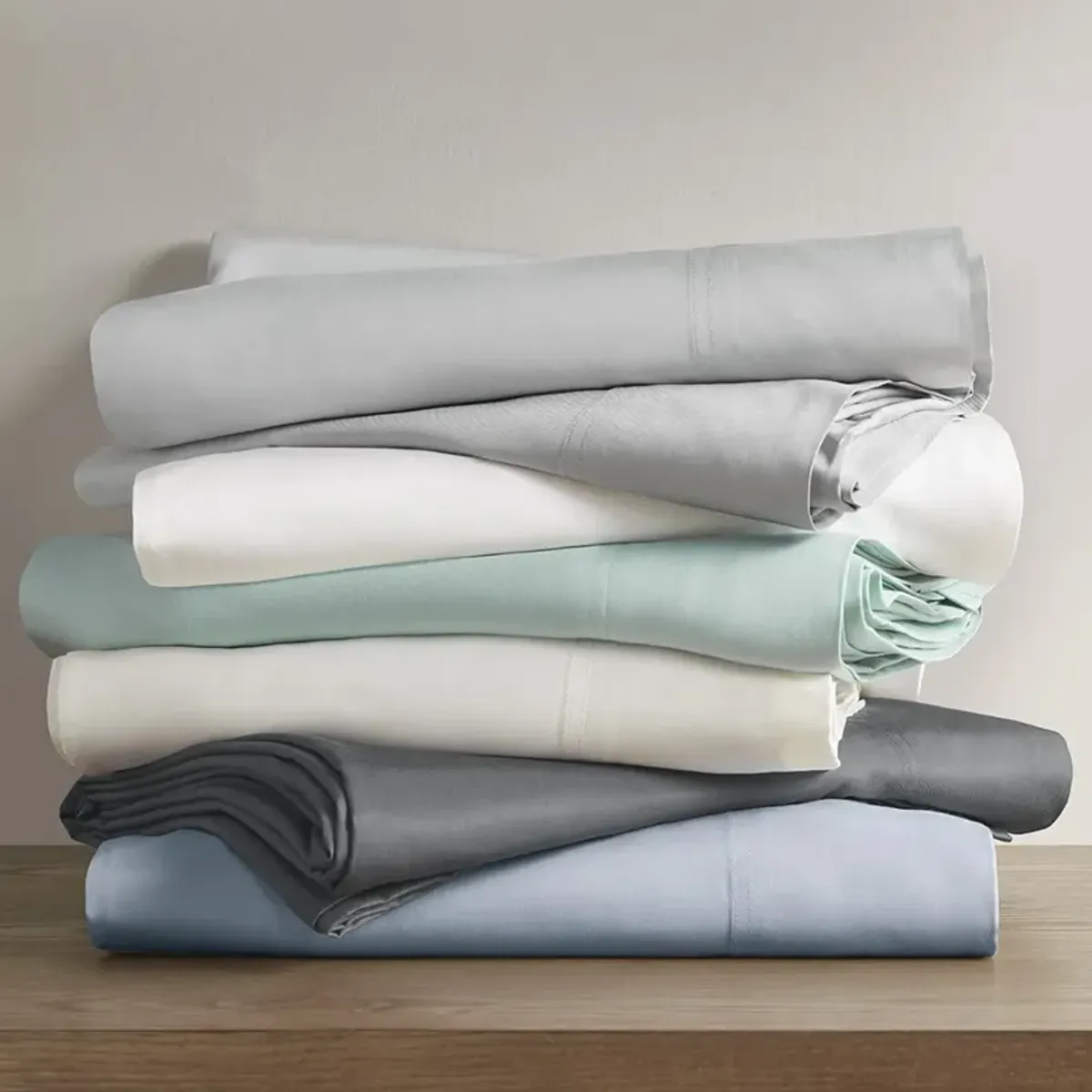 Sleep Philosophy Rayon from Bamboo Aqua 4PC Sheet Set