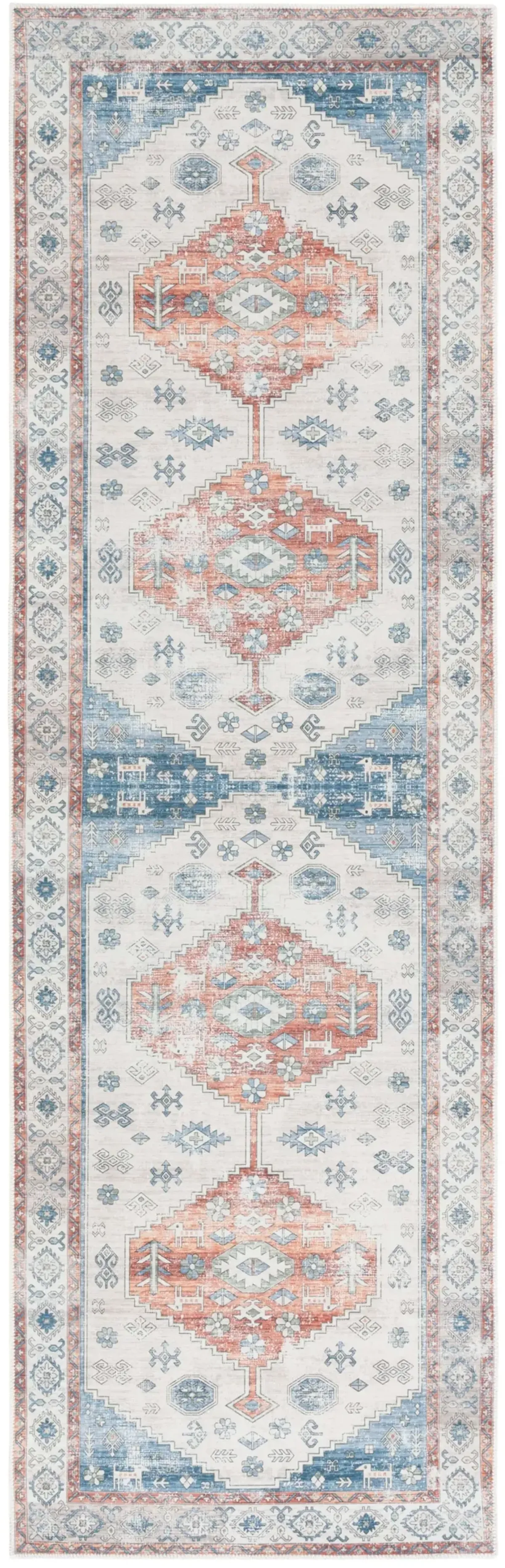 ARIZONA 132 RUST  2'-6' x 8' Runner Rug