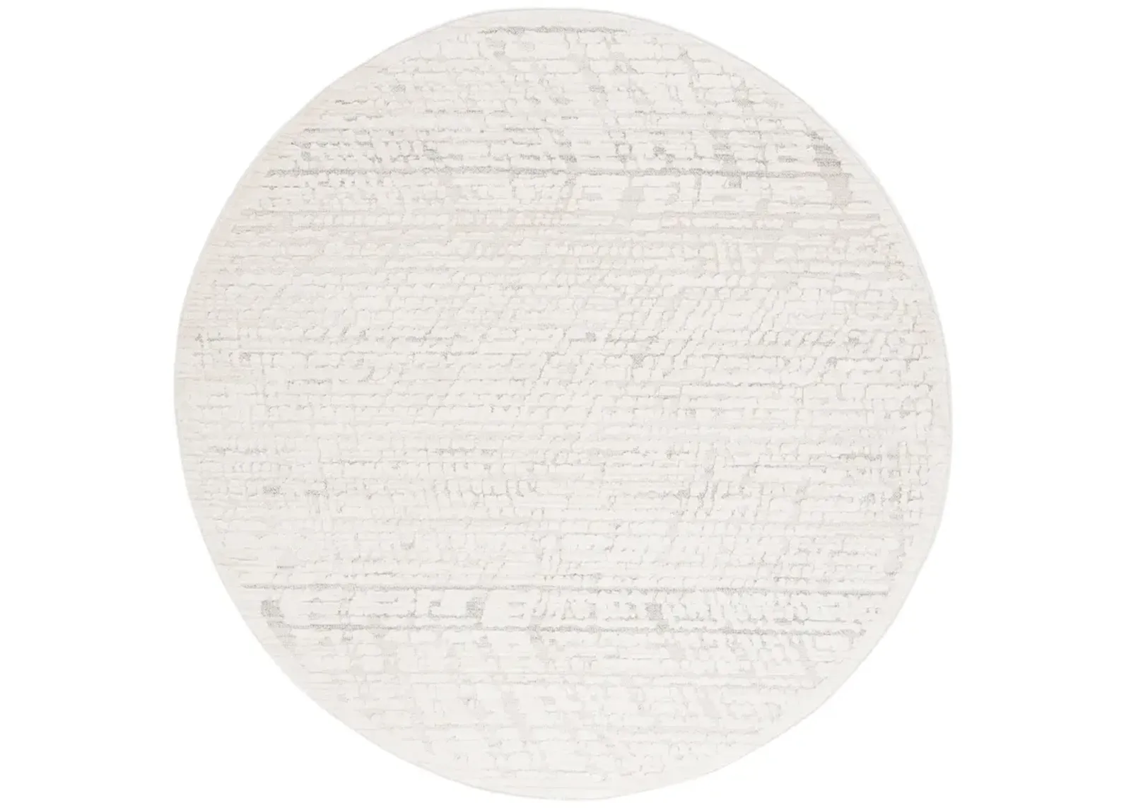 ELMHURST 564 IVORY  6'-7' x 6'-7' Round Round Rug