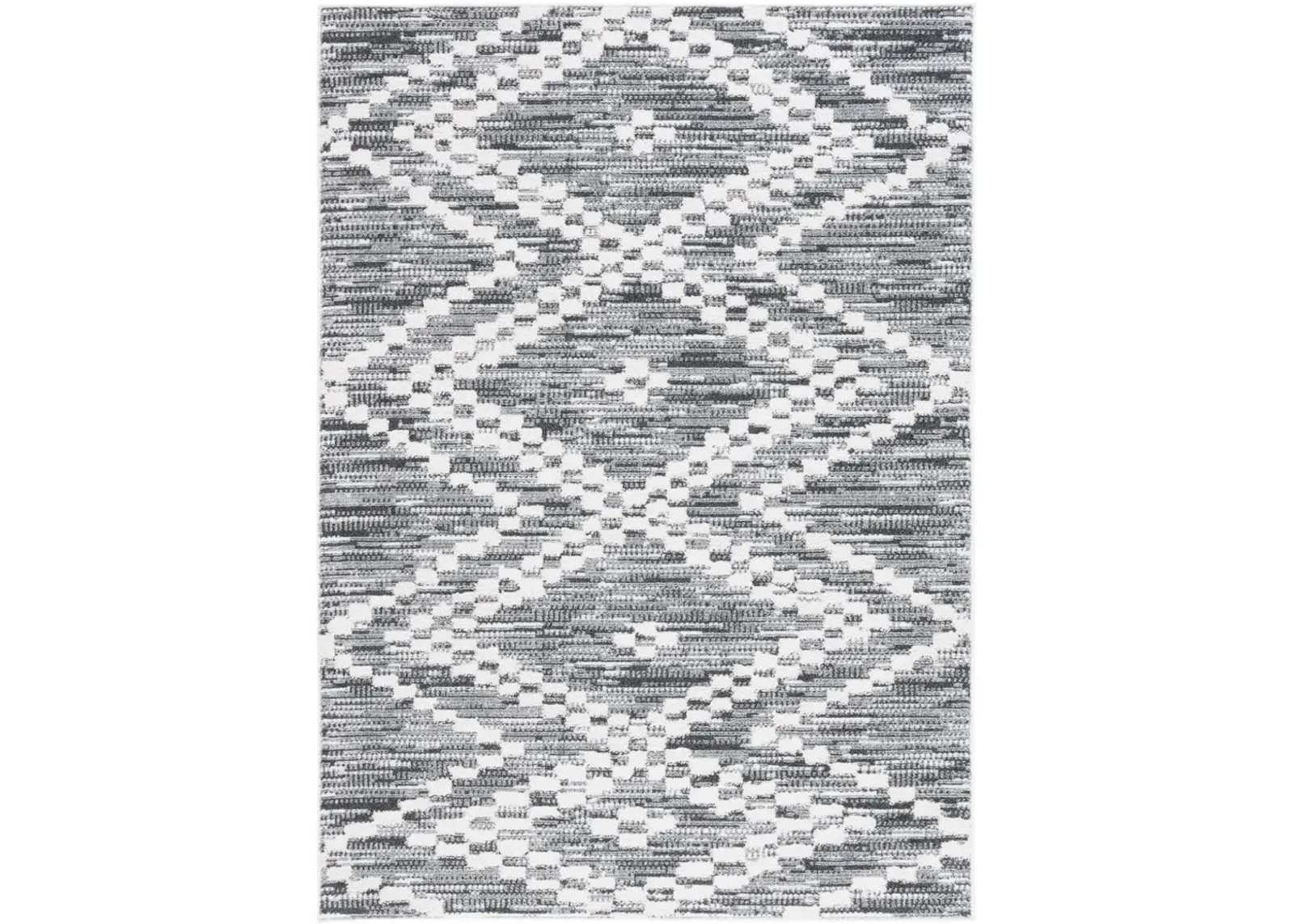 ALAMO 717 Grey 8' X 10' Large Rectangle Rug