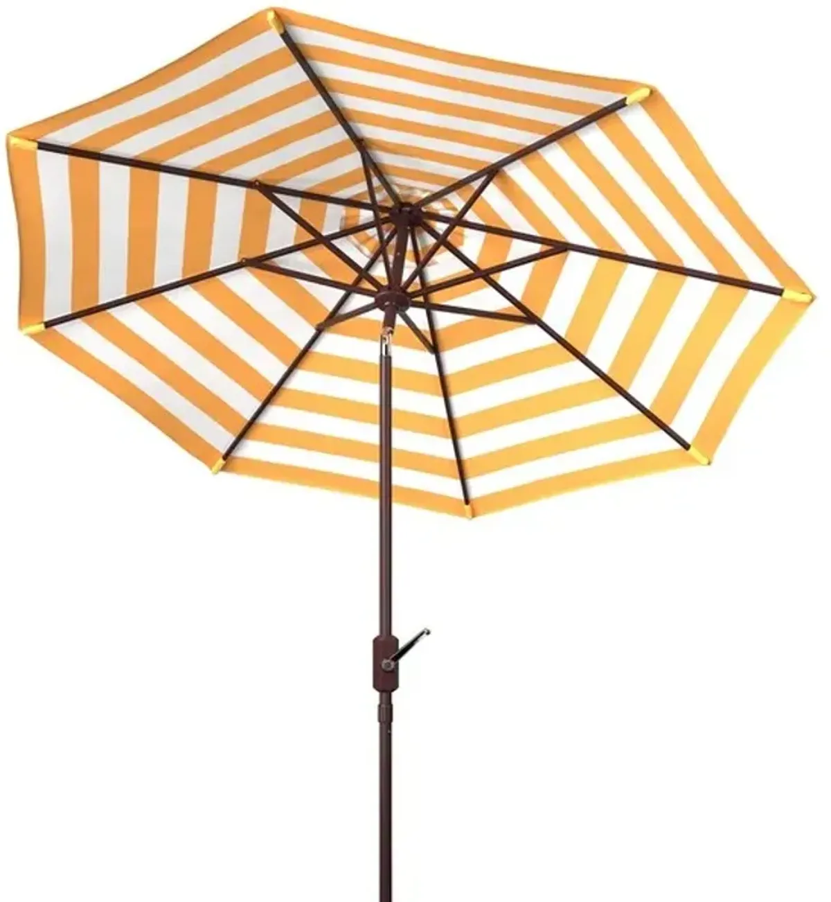 ATHENS INSIDE OUT STRIPED 9FT CRANK OUTDOOR AUTO TILT UMBRELLA