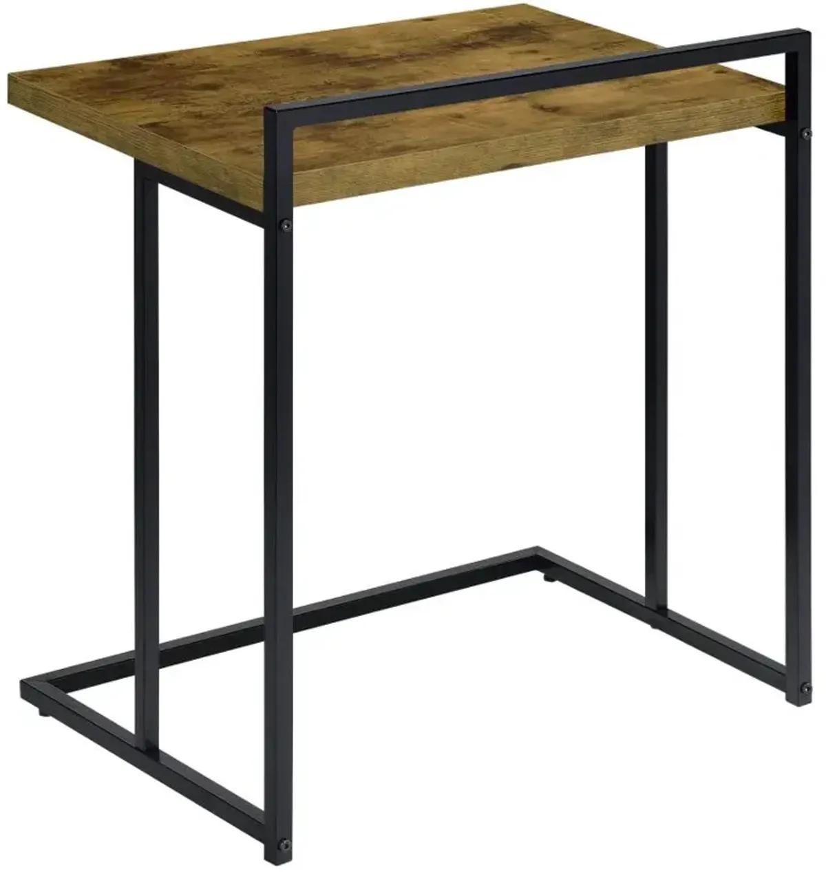 Aaliyah Rectangular Snack Table with Metal Base