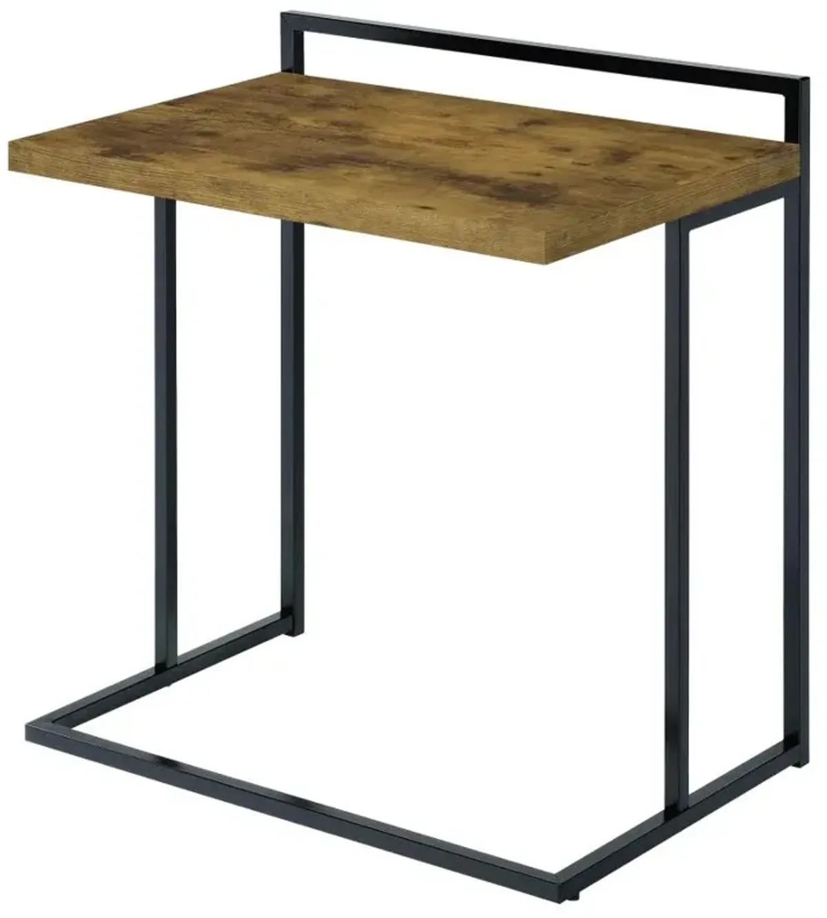 Aaliyah Rectangular Snack Table with Metal Base