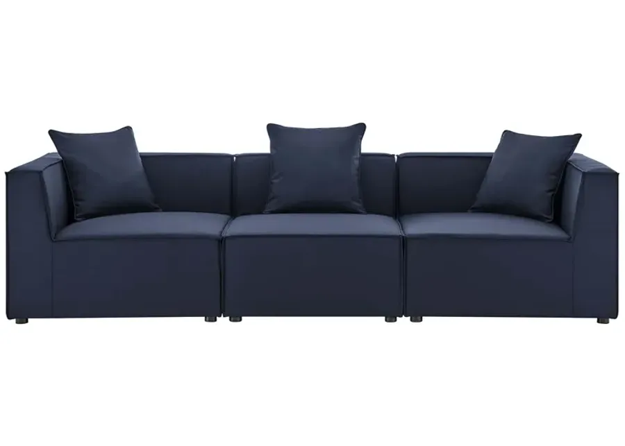 Saybrook Outdoor Upholstered 3-Piece Sofa