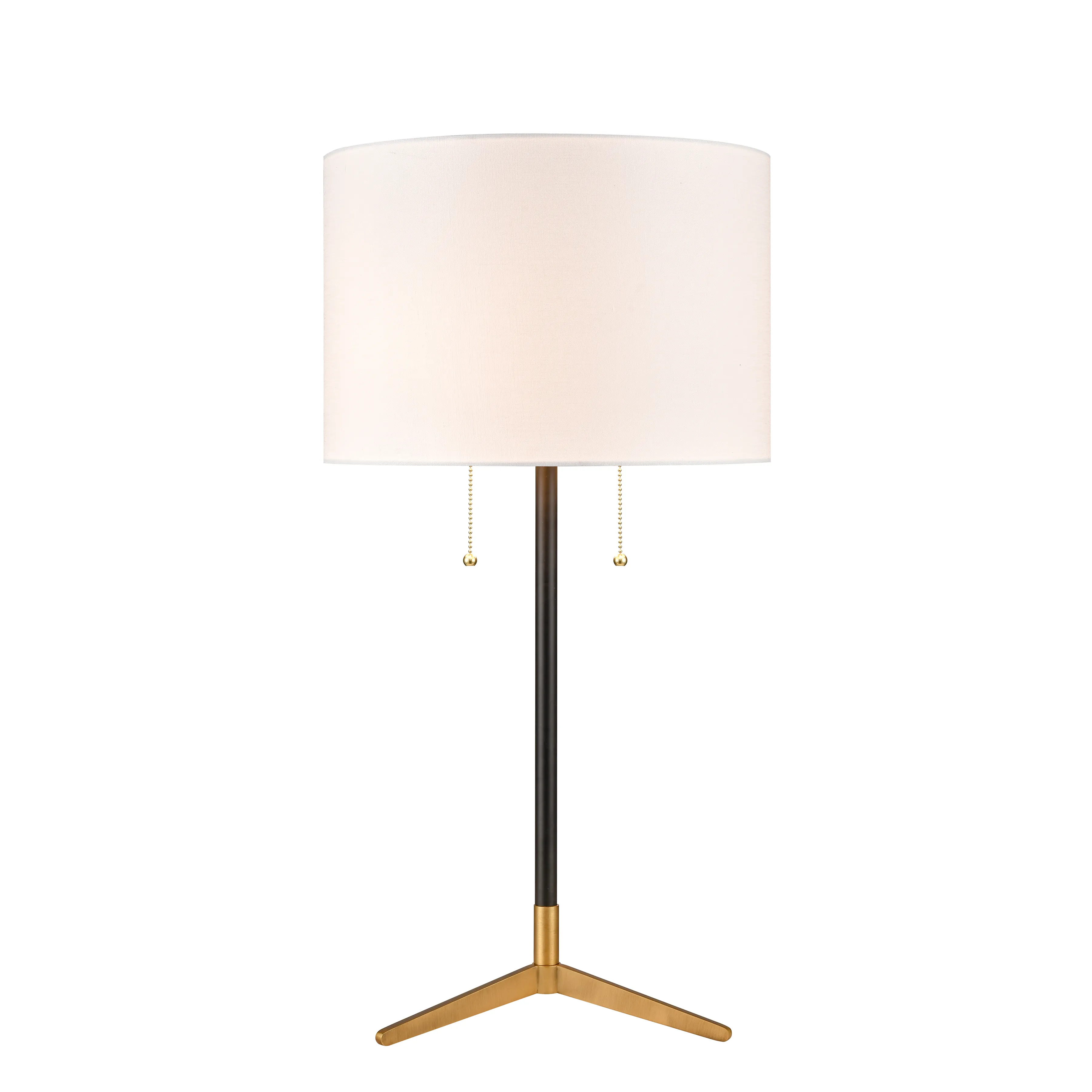 Clubhouse 29" High 2-Light Table Lamp - Black