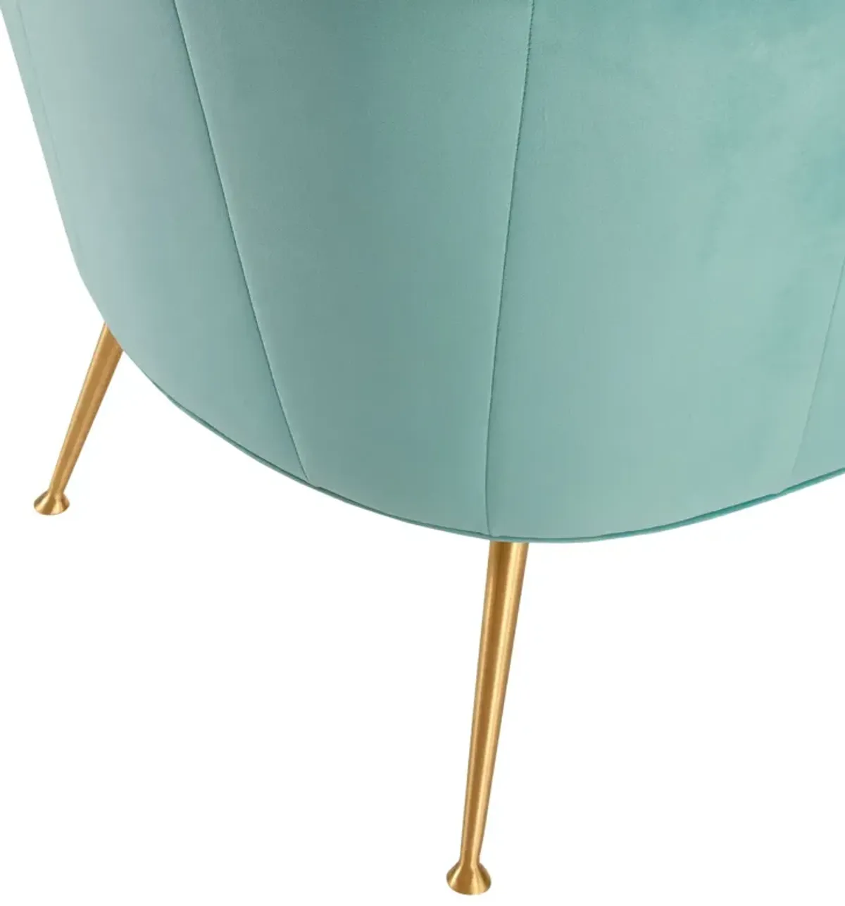 Veronica Channel Tufted Performance Velvet Armchair