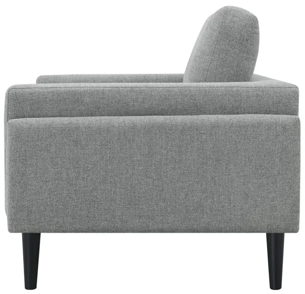 Rilynn Upholstered Track Arms Chair Grey