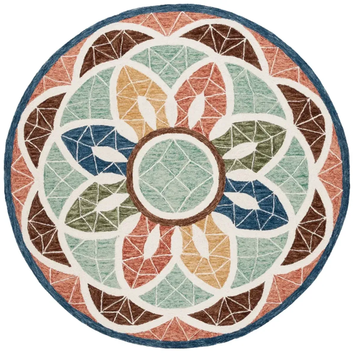 NOVELTY Hand Tufted 5' x 5' Round area rug