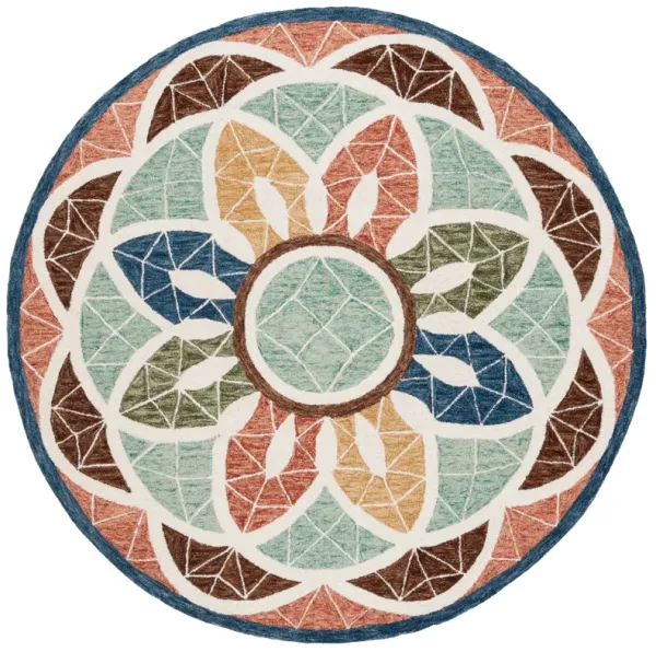 NOVELTY Hand Tufted 5' x 5' Round area rug