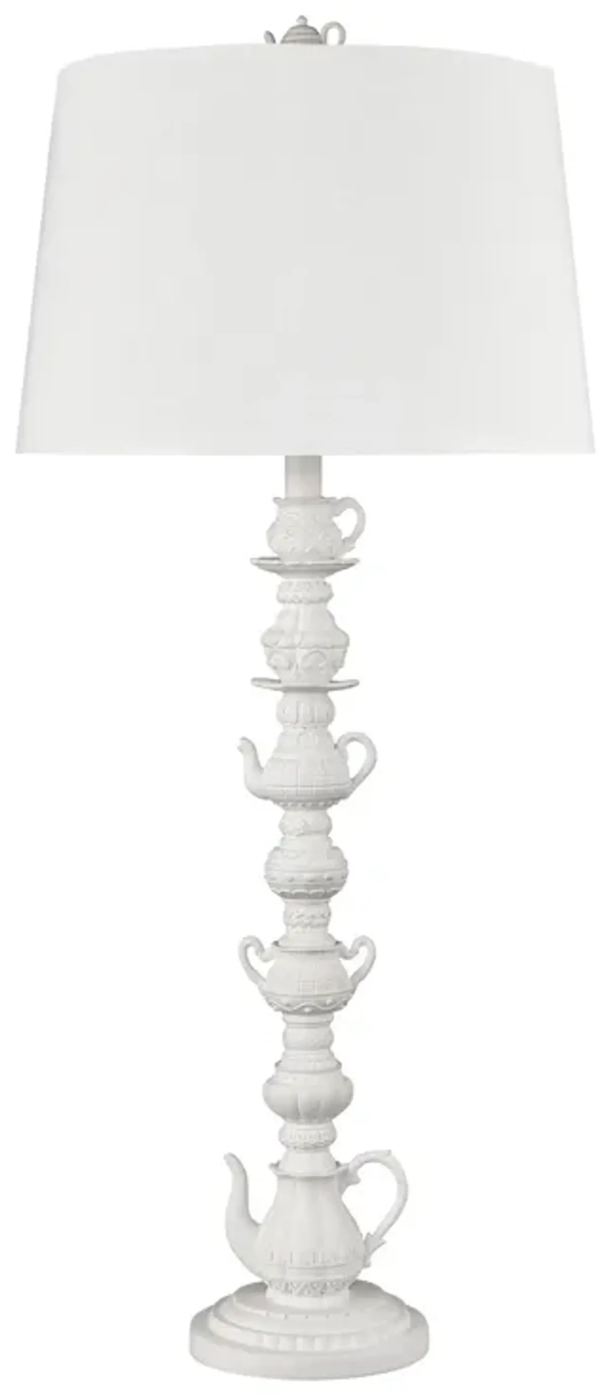 Rosetta Cottage 35'' High 1-Light Table Lamp - Matte White - Includes LED Bulb