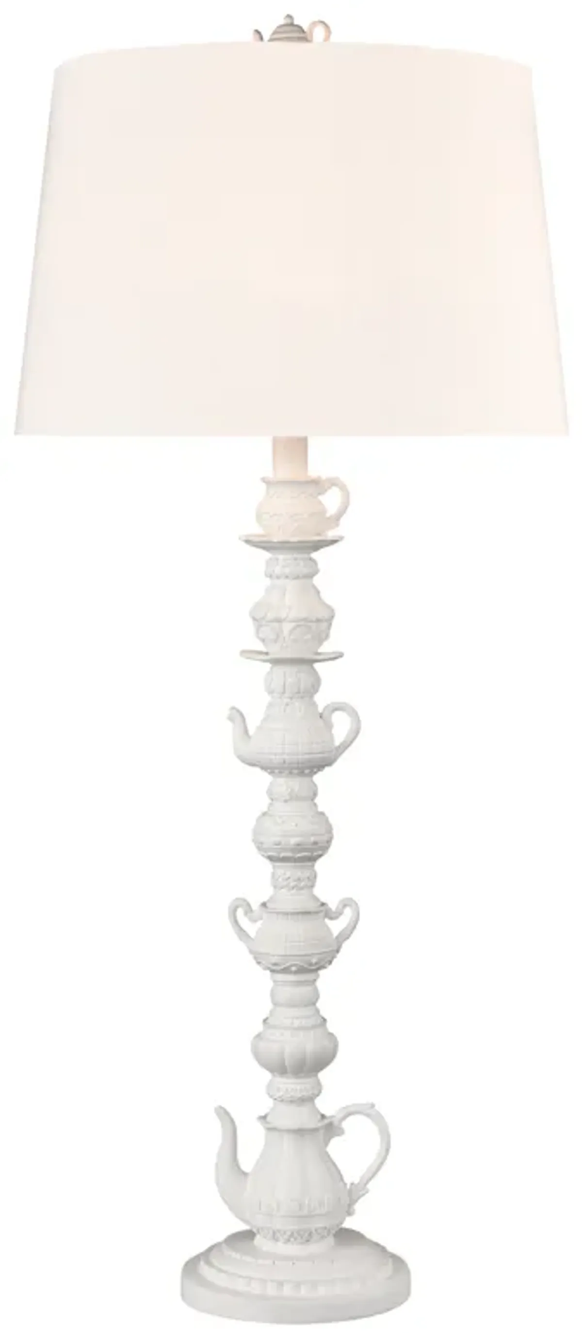 Rosetta Cottage 35'' High 1-Light Table Lamp - Matte White - Includes LED Bulb