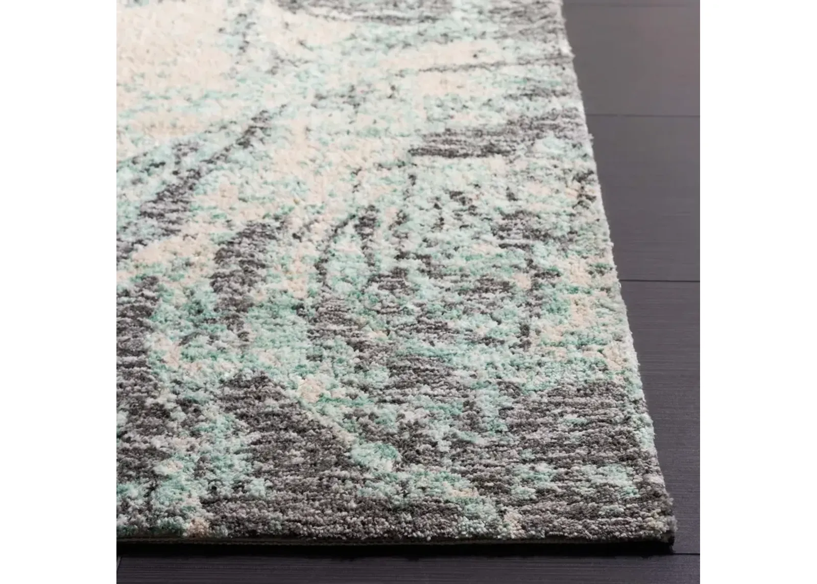 AUDREY 107 Blue 2'-3' X 8' Runner Rug