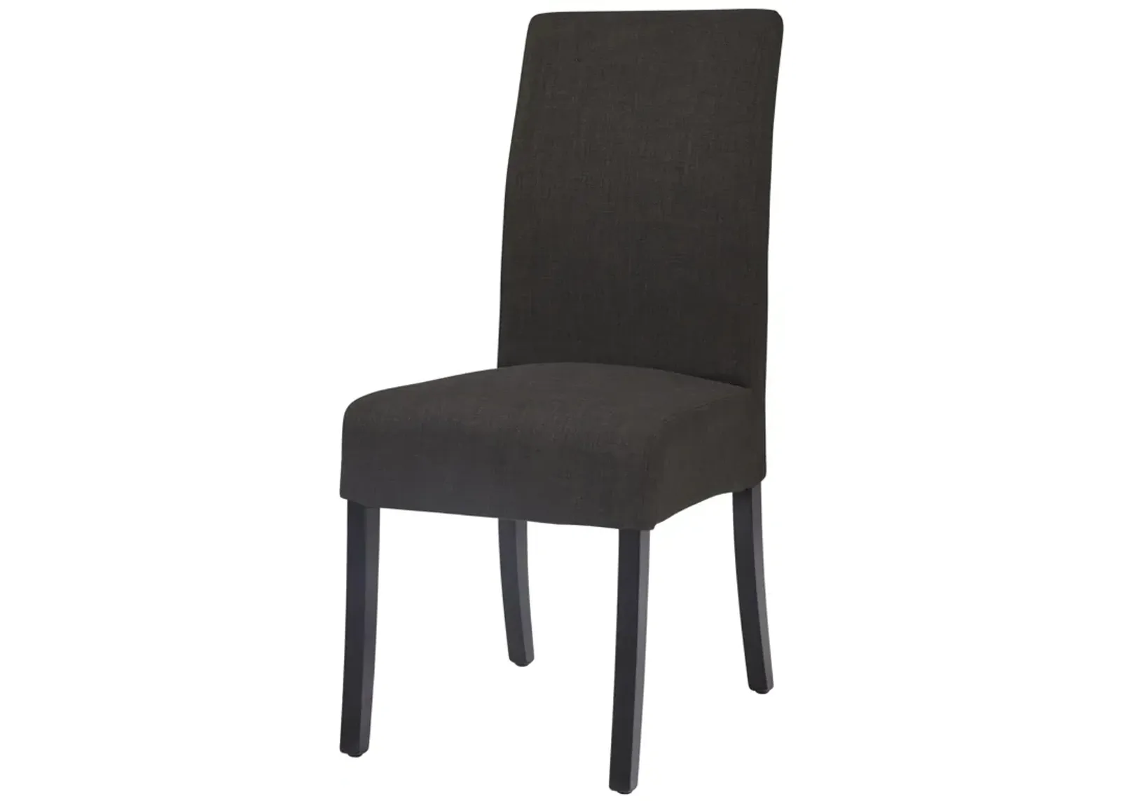 Valencia Fabric Dining Side Chair, Charcoal (Set of 2)