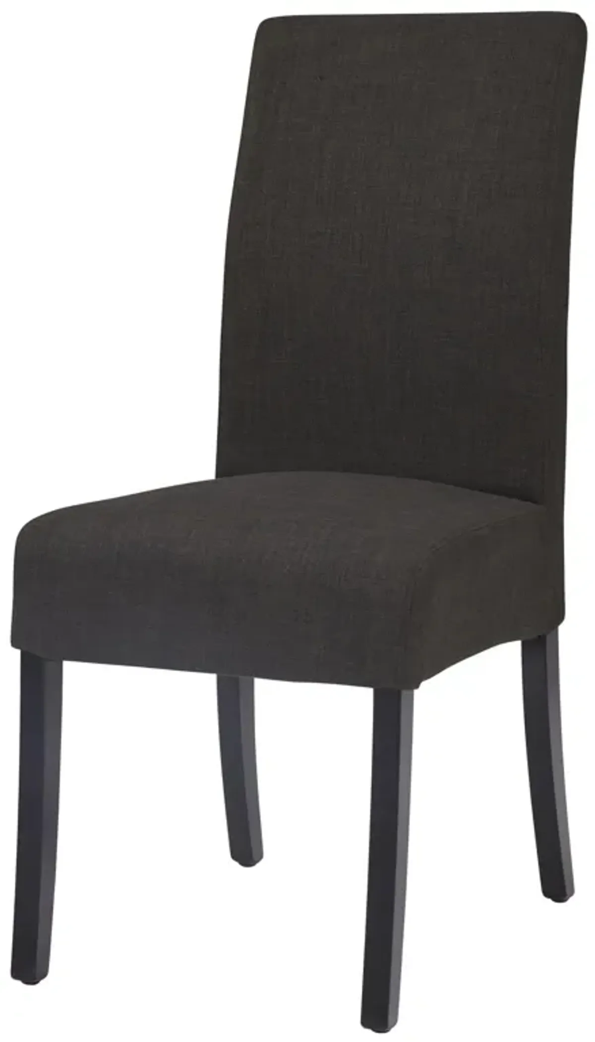 Valencia Fabric Dining Side Chair, Charcoal (Set of 2)